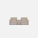 Drew & Jonathan Home ModularOne New Horizon 3-Piece Stone Power Reclining Modular Sectional-1