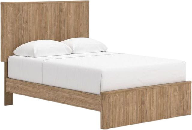 Signature Design by Ashley® Gramburg Warm Natural Brown Youth Full Panel Platform Bed-0
