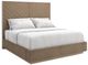 Caracole® Meet U In the Middle Ash Driftwood/Brown Queen Upholstered Panel Bed-0