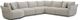 Parker House® Playful 6-Piece Canes Cobblestone Sectional-0