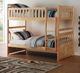 Mazin Furniture Bartly Natural Twin/Twin Youth Bunk Bed-4