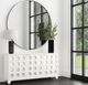 Bassett Mirror Eltham Silver Wall Mirror-3