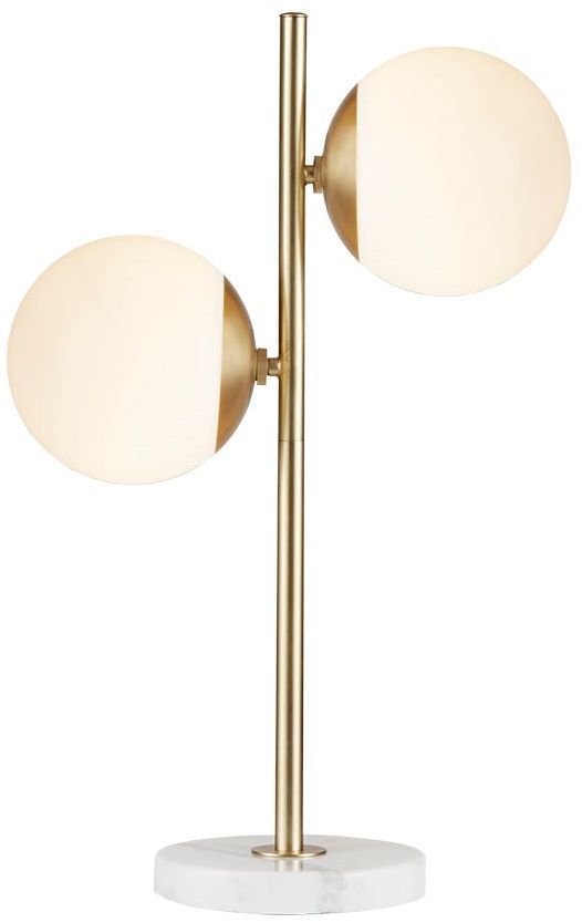 Olliix by INK+IVY White/Gold Holloway Table Lamp-1