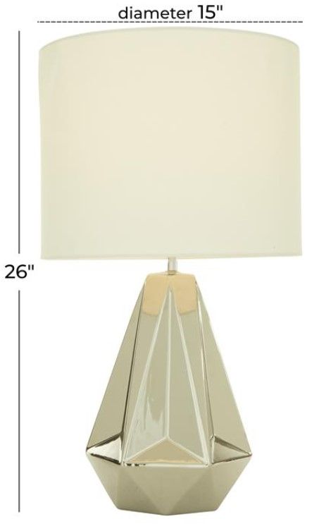 Deco Marche Silver Table Lamp-2