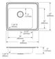 Elkay Lustertone® Classic Lustrous Satin Stainless Steel 25" x 22" x 5" 4-Hole Single Bowl Drop-in Classroom ADA Sink-1