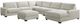 Elements International Arizona 7-Piece Steno Beige Right-Arm Facing Sectional -0