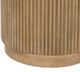 Signature Design by Ashley® Camdill White Round Cocktail Table with Light Brown Base-2