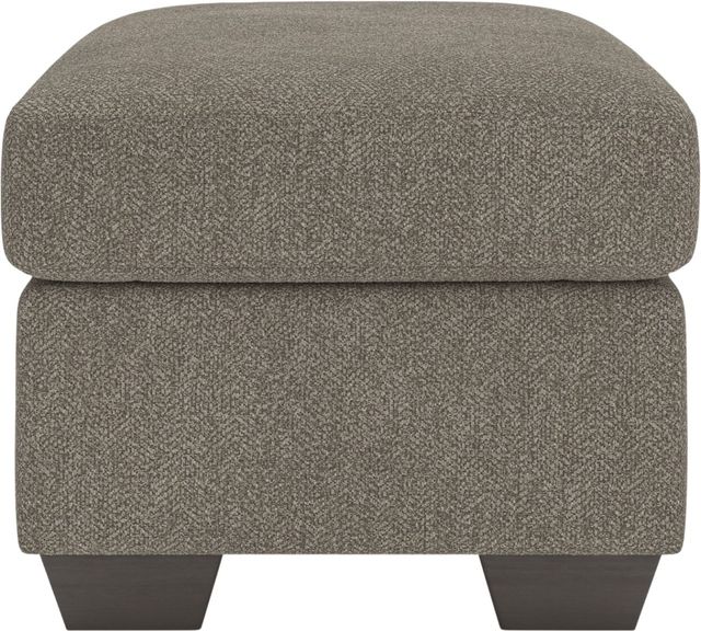 Benchcraft® Triston-Peaks Suede Ottoman-3