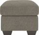 Benchcraft® Triston-Peaks Suede Ottoman-3