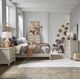Liberty Furniture Belmar 5-Piece Silver Champagne/Washed Taupe Queen Panel Bedroom Set-1