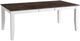 Intercon Kona Gray Dining Table with White Base-0