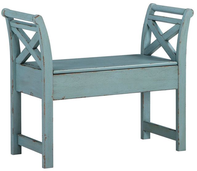 Signature Design by Ashley® Heron Ridge Blue Accent Bench-0
