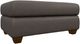 La-Z-Boy® Charlie Greystone Leather Ottoman-0