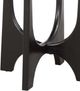 Bassett Mirror Dunnigan Black Matte Stain Round End Table-4