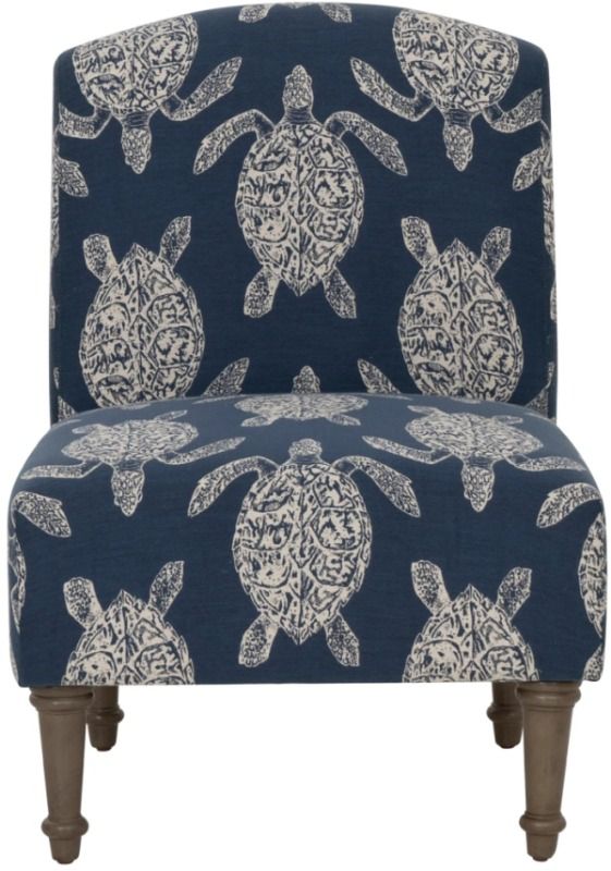Powell® Tortuga Navy Blue Accent Chair-3