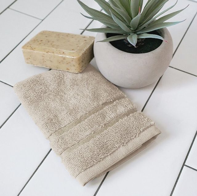 Cariloha Stone Viscose and Turkish Cotton Blend Washcloth-4