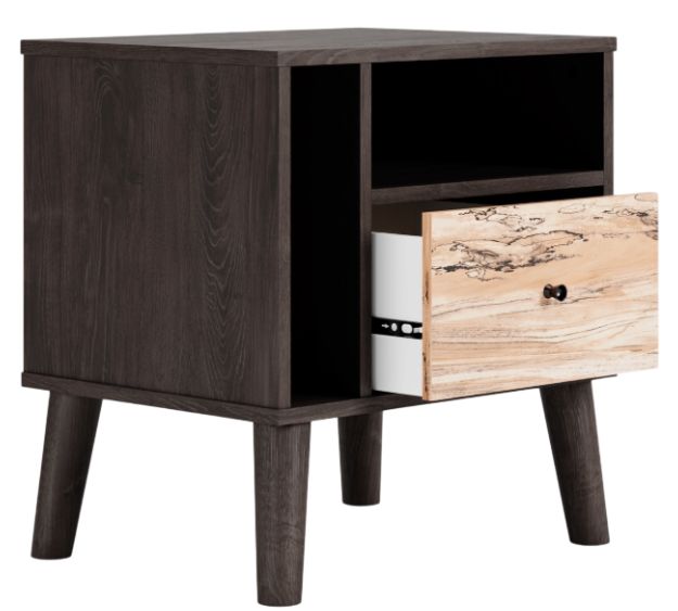 Signature Design by Ashley® Piperton Brown/Charcoal Nightstand-1