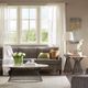 Olliix by Madison Park Black/White Marbury Coffee Table-2
