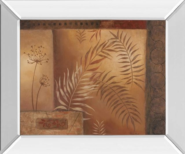 Classy Art Modern Fern I by Vivian Flasch Framed Wall Art-0