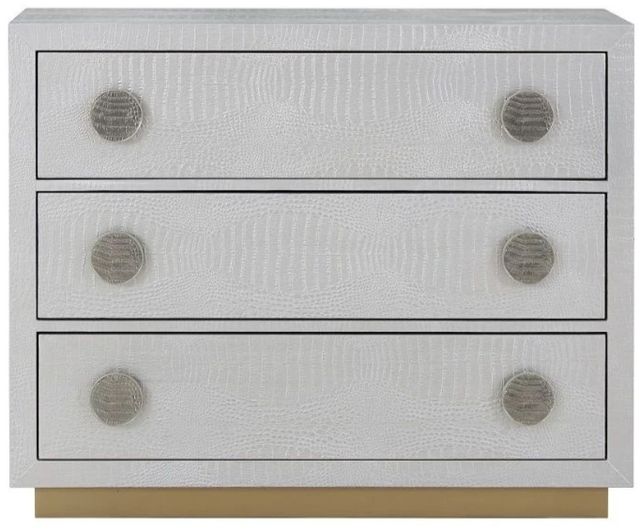 ACME Furniture Anpu Silver Faux Console Cabinet-3