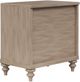 Bernards Citrus Heights Brown 3-Drawer Nightstand-3