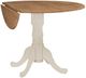 John Thomas Furniture® Dining Essentials Hickory 42" Traditional Dropleaf Dining Table with Shell Base-0