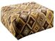 Furniture of America® Van Dyke Brown/Yellow/Pattern Ottoman-0
