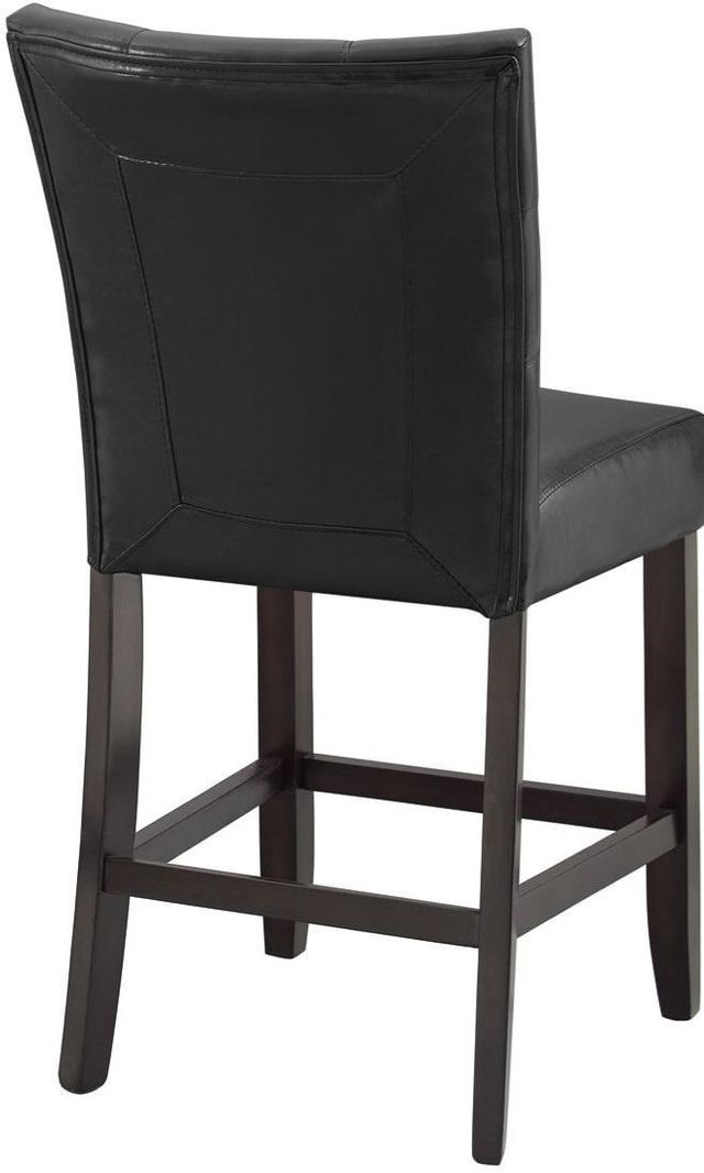 Steve Silver Co. Francis Black Upholstered Counter Chair with Memory Foam Seat-1