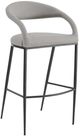 Armen Living Ramona Black/Gray Counter Stool-0