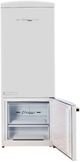 Unique Appliances Classic Retro 28" 17 Cu. Ft. Marshmallow White Counter Depth Bottom Freezer Refrigerator-2