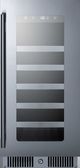 Summit® Classic Collection 3.2 Cu. Ft. Stainless Steel Wine Cooler-0
