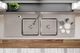 Elkay Lustertone® Classic Lustrous Satin 66" x 22" x 7-5/8" 1-Hole Equal Double Bowl Drop-In Sink with Drainboard-3