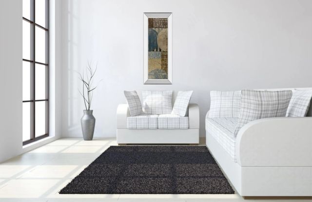 Classy Art Bubble Structure II by John Kime Mirror Framed Wall Art-3