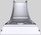 Vent-A-Hood® Designer Series 36" White Wall Mounted Range Hood-4