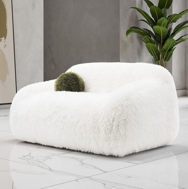 Furniture of America® Darwen White Loveseat-1