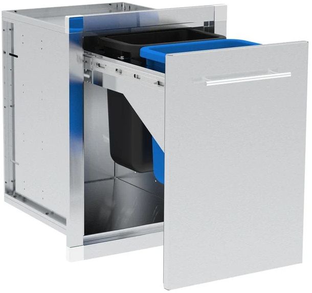 Broil King Enclosed Waste Organizer Assembly-0