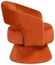 Homelegance® Lavon Orange Swivel Chair-2