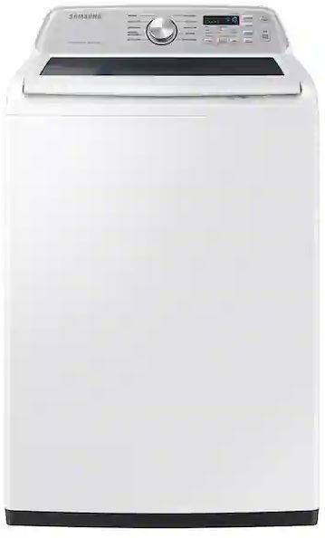 Samsung White Top Load Washer & Electric Dryer Laundry Pair-1