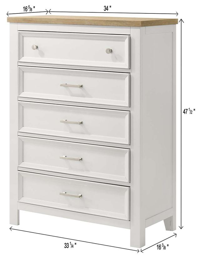 Crown Mark Aston White Chest-2