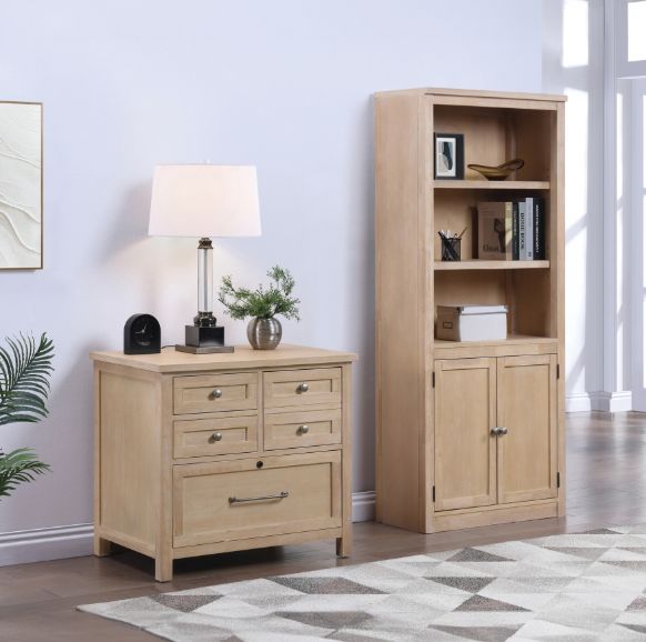 Winners Only® Mayville Beige Bookcase-1
