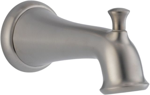 Delta Linden® Stainless Pull-Up Diverter Tub Spout-0