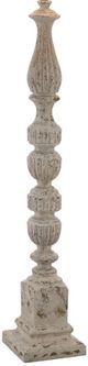 Crestview Collection Bierstadt Aged White/Beige Floor Lamp-1