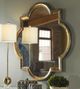Uttermost® Lourosa Antique Gold/Silver Champagne Mirror-4