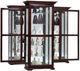 American Heartland Manufacturing Clear/Poplar 36" Tall Siding Door Curio-1