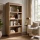 Crestview Turner Brown 4-Shelf Etagere-1