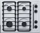 Summit® 24" White Gas Cooktop-0