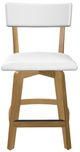 Mavin Customizable Bella 24" Swivel Bar Stool-1
