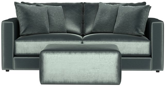 Jackson Furniture Remington 3-Piece Pine Small Spaced Sectional with Ottoman-2