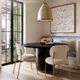 TOV Furniture Chelsea Black Round Dining Table-1