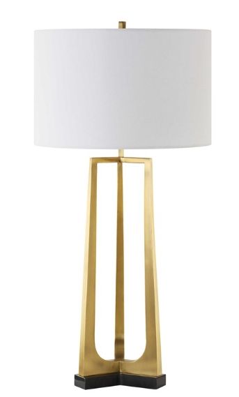 Uttermost® Crossroads Brass Table Lamp-3